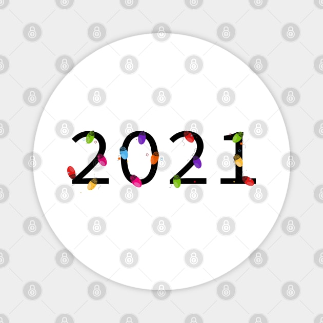 2021 text light bulb Magnet by GULSENGUNEL